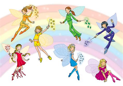 The Magical Synergy between Fairies and Their Rainbow-Creating Companions